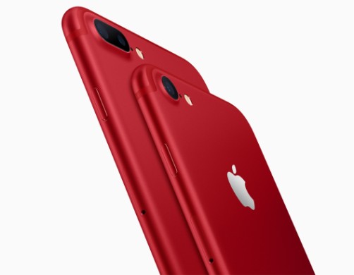 red iPhone 7