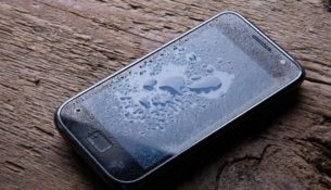 mobile when wet